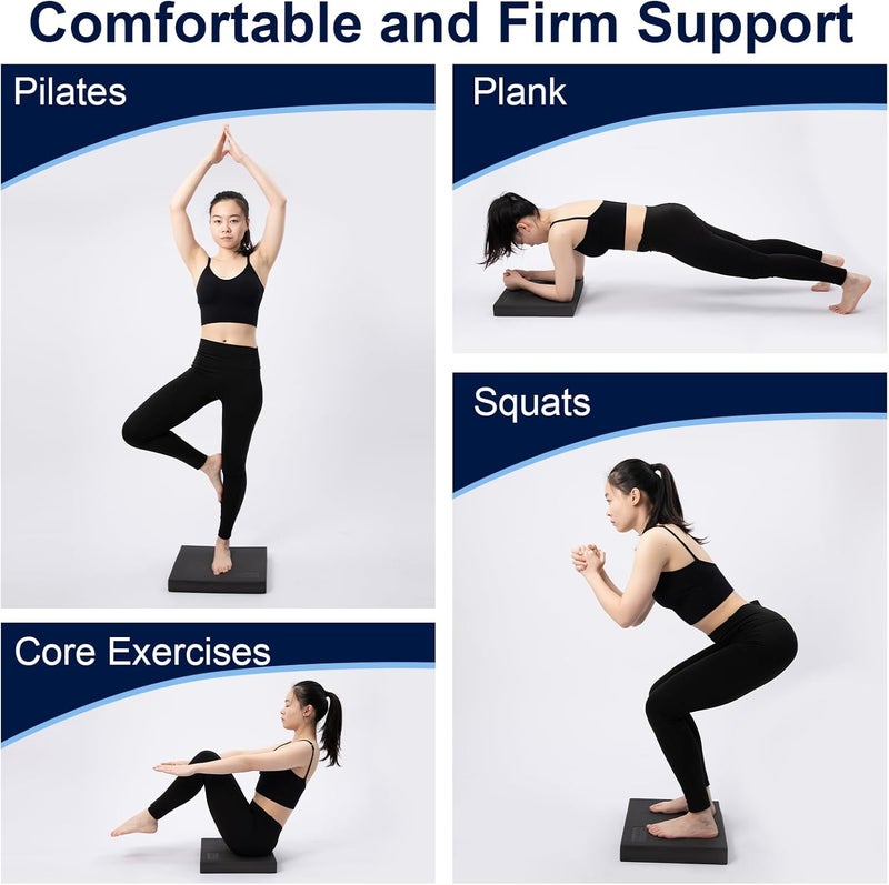 StrongTek Professional Foam Exercise Balance Pad - 15.8" x 13" x 2", High-Density TPE Foam Knee Pad, Non-Slip & Water-Resistant, for Balance Training, Physical Therapy, Yoga, and More - Image 5